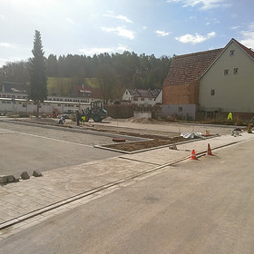 Parkplatz am Feuersee - April 2018