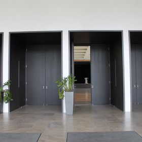 Eingangsbereich der Strudelbachhalle 