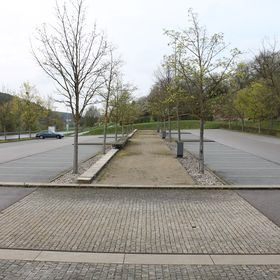 Parkplatz der Strudelbachhalle